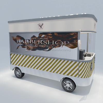 2023 Electric Mobile Haircut Salon Barber Shop Style Design Van Truck Trailer Cart