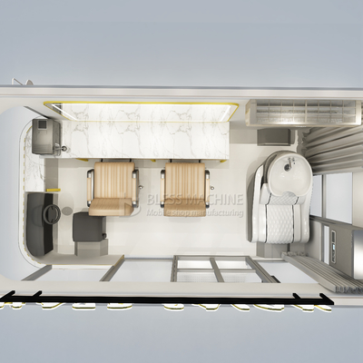 2023 Electric Mobile Haircut Salon Barber Shop Style Design Van Truck Trailer Cart