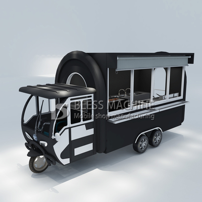 Customizado 1.5KW-4.5kw Três rodas Scooter Elétrico Carrinho de comida Tuk Tuk Triciclo de cozinha móvel
