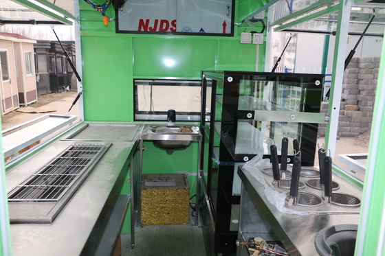 Customizado 1.5KW-4.5kw Três rodas Scooter Elétrico Carrinho de comida Tuk Tuk Triciclo de cozinha móvel