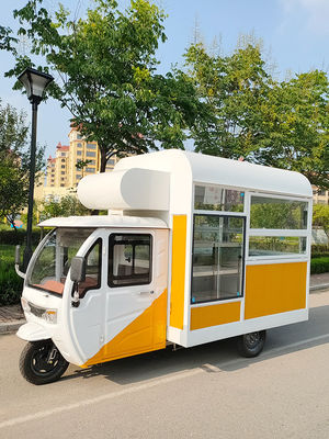 Veículo de café de bebidas para moinho de farinha Design de aplicação Triciclo elétrico