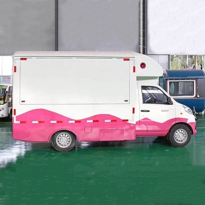 Carrinho de comida pequeno com pizza de cachorro quente com design personalizado e máquinas a 40 km por hora
