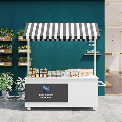 Carrinhos de café multifunção Food Trailer Carrinho de comida móvel Ice Cream Mini Food Truck