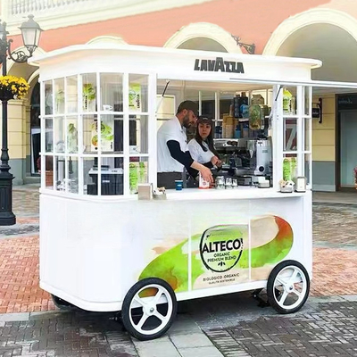 Carrinho de ensalada de frutas e legumes frescos para loja móvel 2500mm*1600mm*2350mm