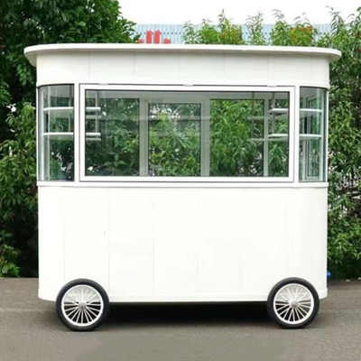 Carrinho de ensalada de frutas e legumes frescos para loja móvel 2500mm*1600mm*2350mm