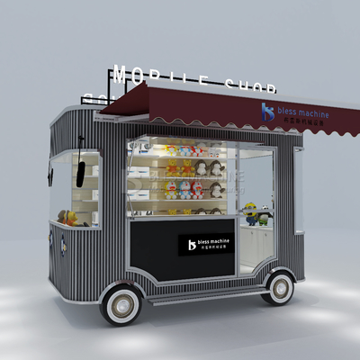 Outlet Elétrico Móvel Mercadorias Mercadorias Artesanato Loja de artesanato Carrinha de caminhão