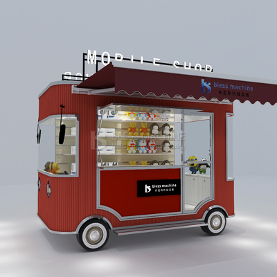 Outlet Elétrico Móvel Mercadorias Mercadorias Artesanato Loja de artesanato Carrinha de caminhão