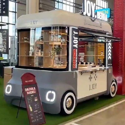 2023 Eletrodomésticos móveis Mercadorias Artesanato Loja de artesanato Van Truck Carrinho de reboque para hotéis