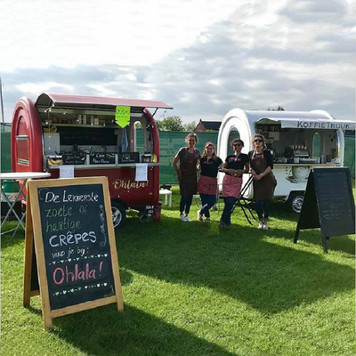 Mobile Café Leite Chá Fast Food Snack Reboque Carrinho de Trailers para produtos lácteos Acessível