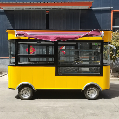 Fast Food Snacks Bebidas alcoólicas e gelados Van Truck com configuração opcional