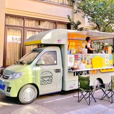 Carrinho de Comida Carrinho de Venda de Bebidas Outdoor Mobile Fast Food Trailer para celular personalizado