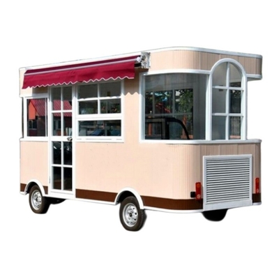 110v/220v Carrinhos de vendedores elétricos Hot Dog Caminhão de comida móvel com material de soja