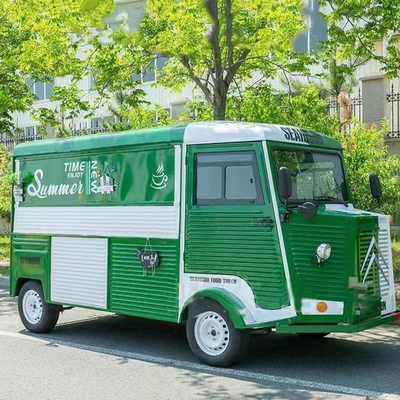 Caminhão de comida de ônibus Citroën personalizado para hambúrgueres de café de rua batatas fritas e sorvete