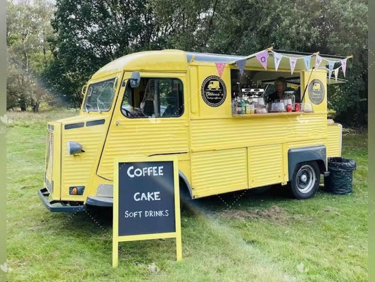 Trailer de kebab Carrinho de crepes Customizado Trailer móvel de café pizza para vendas comerciais