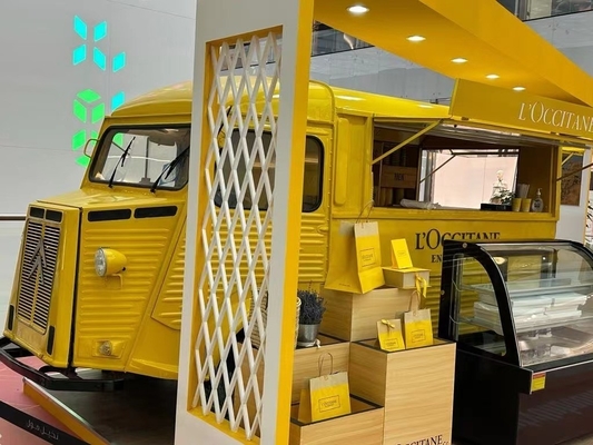 Trailer de kebab Carrinho de crepes Customizado Trailer móvel de café pizza para vendas comerciais