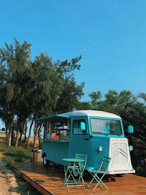 Food Trailer Vintage Mobile Vendas de várias mercadorias personalizadas Citroen HY Van