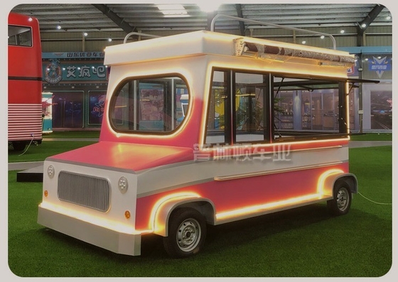 Customização Caminhão de alimentos móvel Citroen Caminhão de comida elétrica para cachorros quentes e sorvete