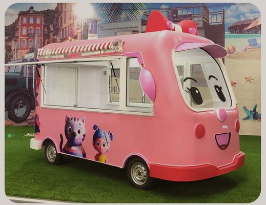 Customização Caminhão de alimentos móvel Citroen Caminhão de comida elétrica para cachorros quentes e sorvete