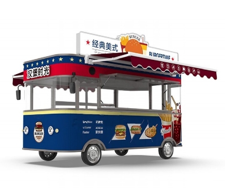 Caminhão de alimentos ecológico para fast-snack Dining Customização de ônibus de comida móvel