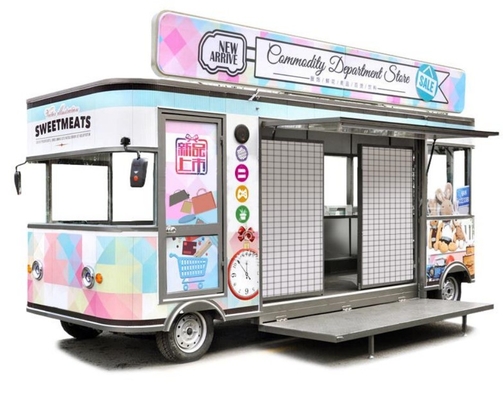 Caminhão de alimentos ecológico para fast-snack Dining Customização de ônibus de comida móvel