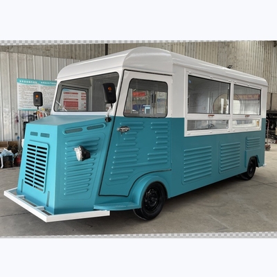 Carrinho de cachorro-quente elétrico de quatro rodas Caminhão móvel de sorvete de cozinha para necessidades personalizadas
