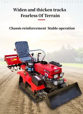 Microcultivador de tipo amfibia multifuncional personalizado para a prática agrícola