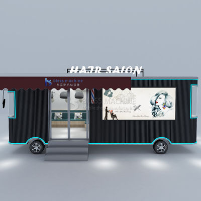 Loja móvel multifuncional personalizada Barbeiro Carro Food Truck com matéria-prima de soja