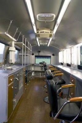 Loja móvel multifuncional personalizada Barbeiro Carro Food Truck com matéria-prima de soja