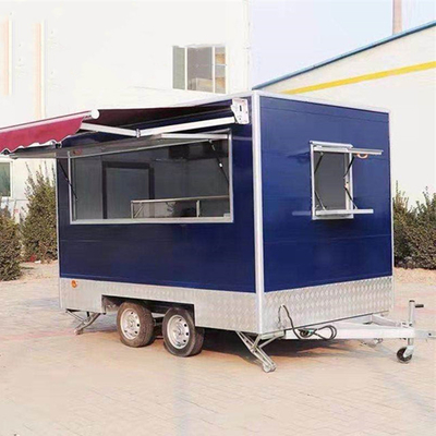 Vendas móveis de várias mercadorias com Custom Outdoor Street Fast Food Stall Kiosk
