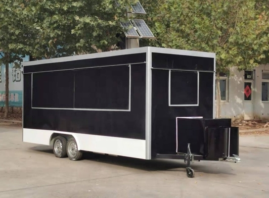 Vendas móveis de várias mercadorias com Custom Outdoor Street Fast Food Stall Kiosk