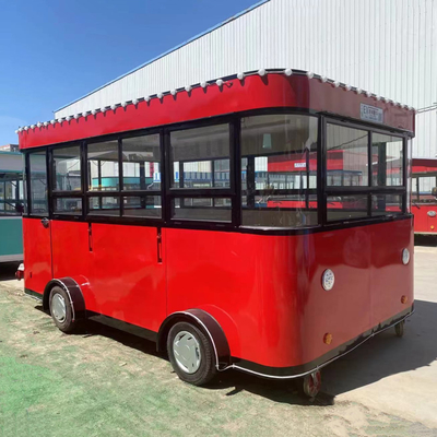 4 rodas Outlet personalizado Fruta Salada Bebidas Café Leite Chá Cerveja Trailer de sorvete