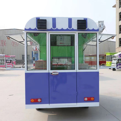 2023 Outlet Multipurpose Mobile Electric Fast Food Snack Triciclo Pedicab Três rodas