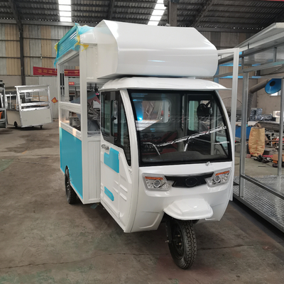 2022 Pedicab multifuncional personalizado de três rodas para vendas de fast food e bebidas
