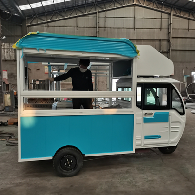 2022 Pedicab multifuncional personalizado de três rodas para vendas de fast food e bebidas
