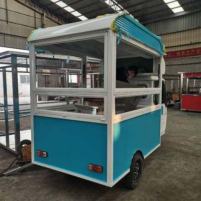 2022 Pedicab multifuncional personalizado de três rodas para vendas de fast food e bebidas