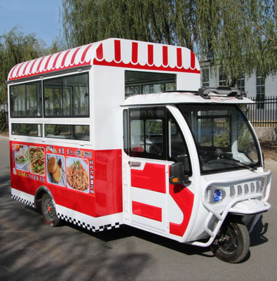 Outlet Multipurpose Mobile Electric Fast Food Snack Tricycle com capacidade de 1000 kg