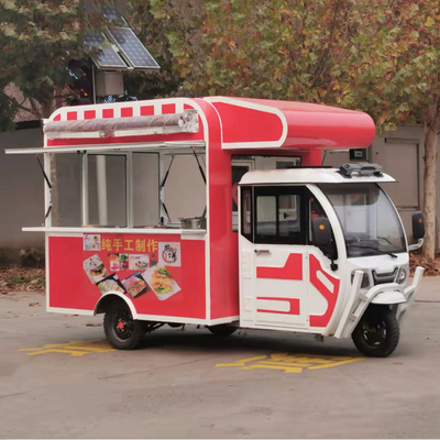 Outlet Multipurpose Mobile Electric Fast Food Snack Tricycle com capacidade de 1000 kg