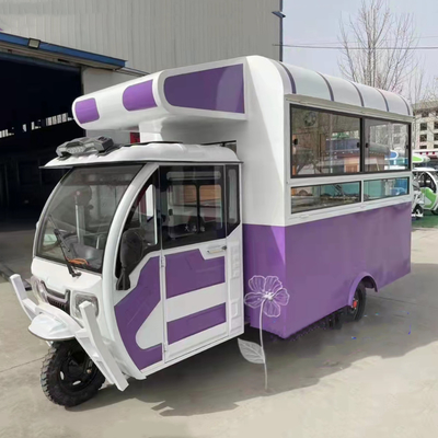 Triciclo elétrico móvel multiuso e potente para fast food e bebidas Outlet 2022
