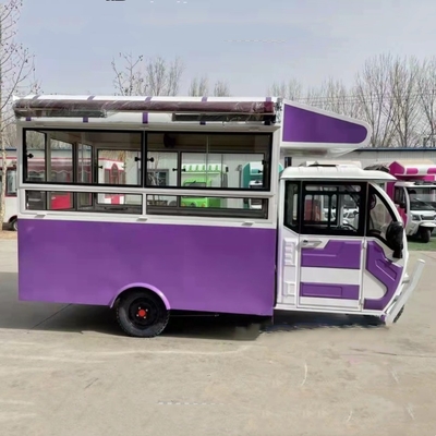 Triciclo elétrico móvel multiuso e potente para fast food e bebidas Outlet 2022