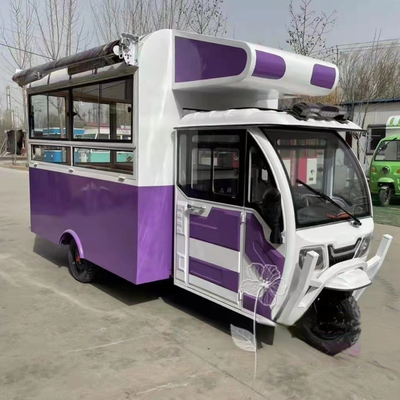 Triciclo elétrico móvel multiuso e potente para fast food e bebidas Outlet 2022