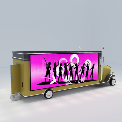 2022 Electric Mobile T-show Roupa Maquiagem Modelagem Van Truck Trailer para Outlet