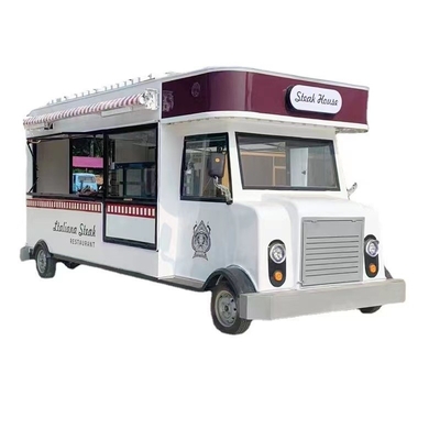 110v/220v Elétrico Rodoviário Caminho Fast Food Snack Catering Van Truck Trailer Kiosk Carro