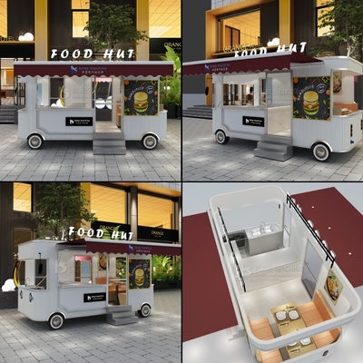Recreação Equipamento de fast food Eletricidade Móvel Snack Bebidas Catering Van Truck Trailer Kiosk Carro