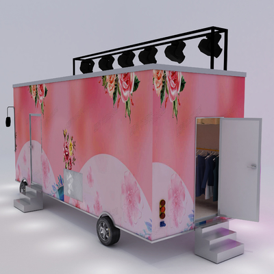 Outlet Electric Mobile T-show Roupa Calçado Saco Chapeuzinho Maquiagem Modelagem Van Truck Trailer