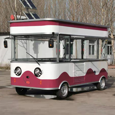 Multipurpose Electric Mobile Fast Food Snack Beverage Catering Van Truck Carrinho de quiosque