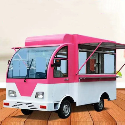 Caminhão de alimentação de rua ao ar livre Caminhão elétrico móvel Fast Food Snack Bus Boutique Truck