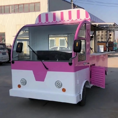 Caminhão de alimentação de rua ao ar livre Caminhão elétrico móvel Fast Food Snack Bus Boutique Truck