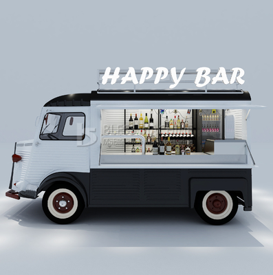 Fonte de alimentação externa Elétrica Móvel Bar de Bebidas Vinho Cocktail Van Carrinho de Trailers