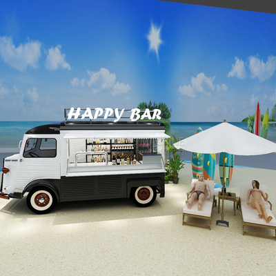 Fonte de alimentação externa Elétrica Móvel Bar de Bebidas Vinho Cocktail Van Carrinho de Trailers