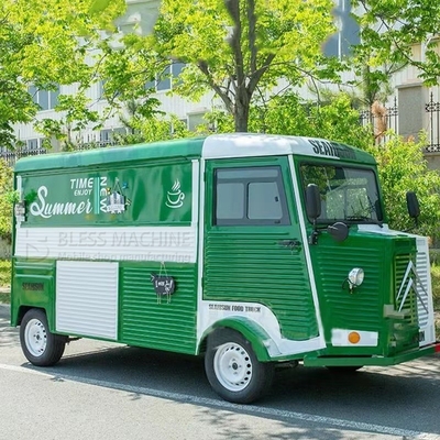 4 Rodas Elétricas Vans móveis para alimentação rápida multiuso Snack Catering Bebidas Café